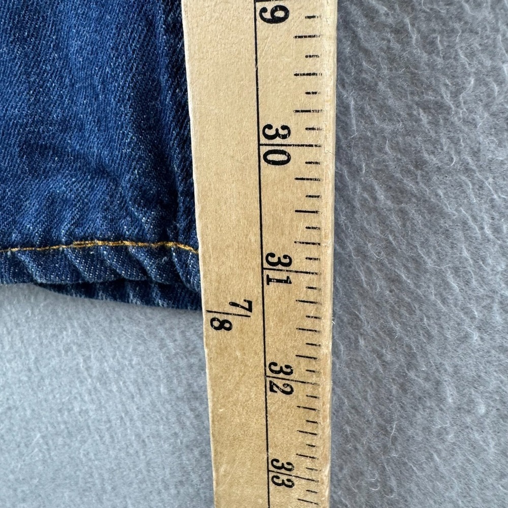 Vintage Levis Jeans Mens 30x32 (Fits 28x31) Orange Tab 80s 519 Straight USA MADE - Picture 10 of 16
